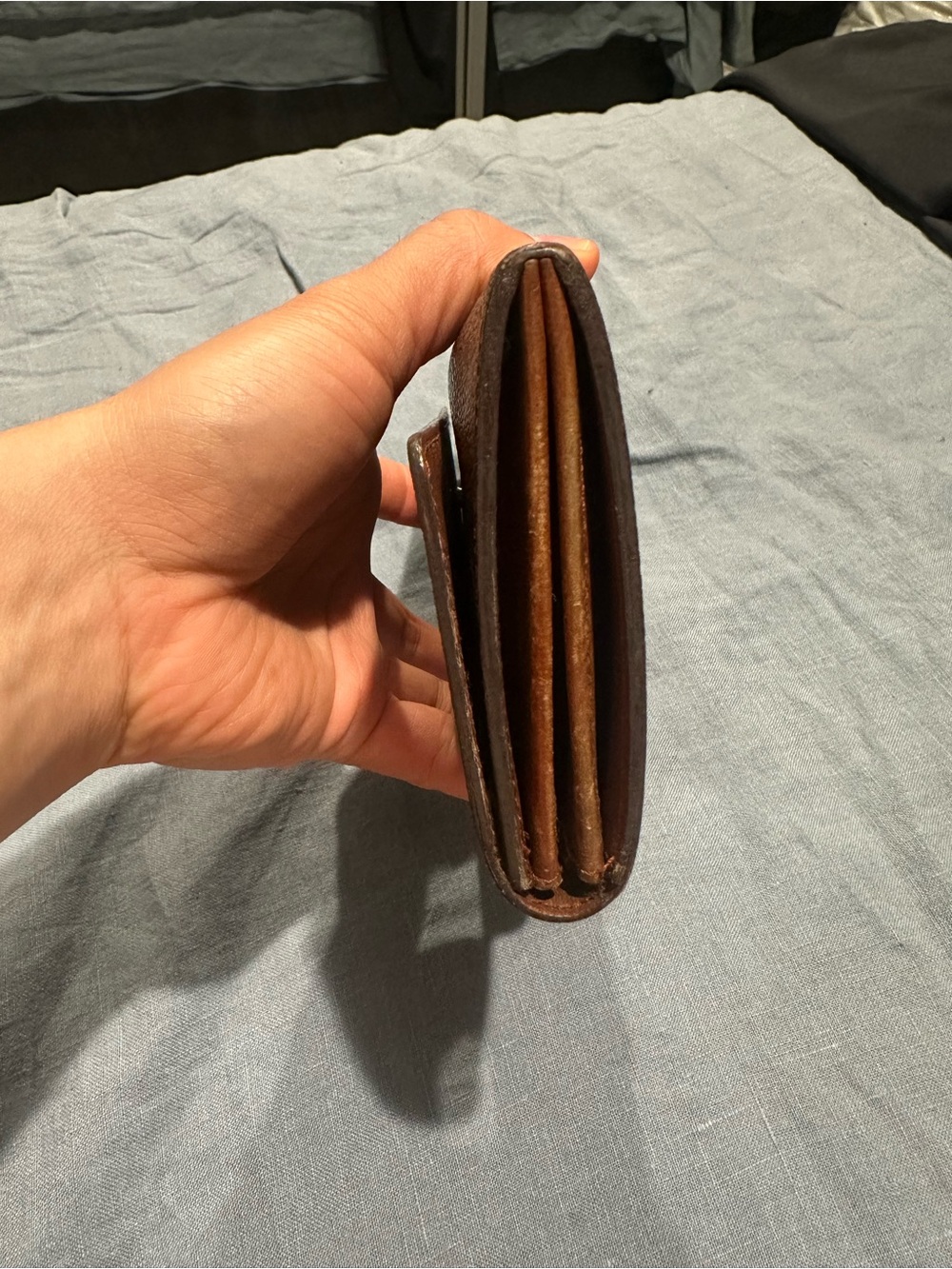 Vintage Louis Vuitton Monogram Canvas Brown & Gold Continental Wallet - Picture 2 of 14